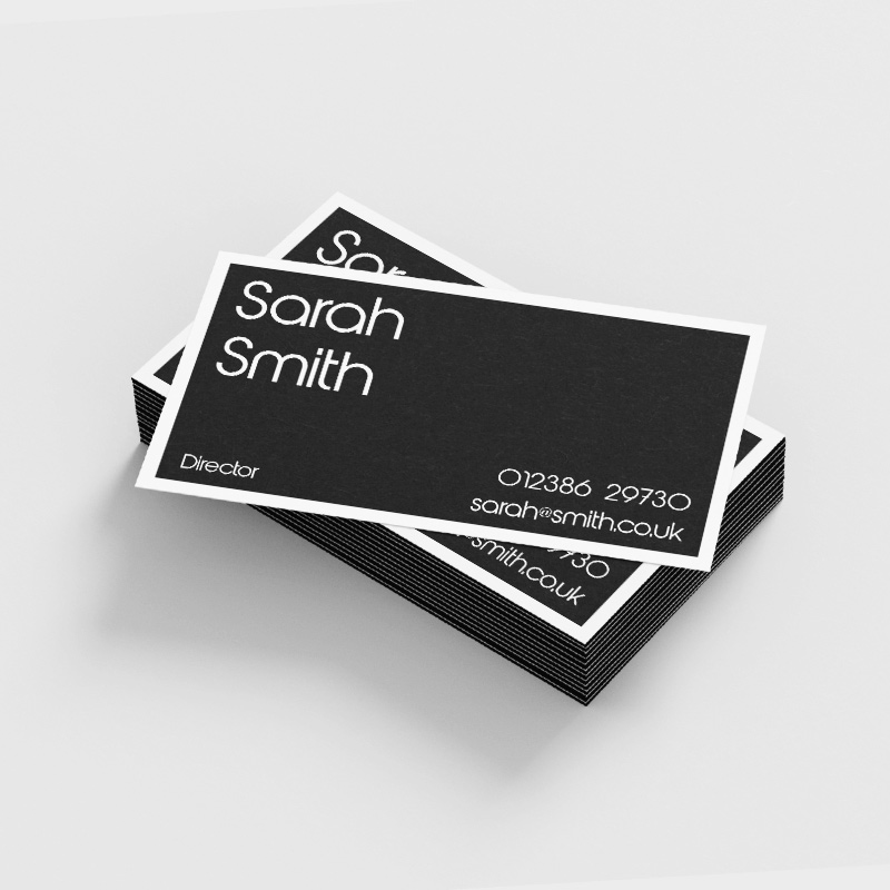 Layered Business Cards